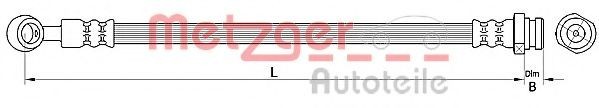 Conducta / cablu frana KIA CEED Hatchback (ED) (2006 - 2012) METZGER 4110717