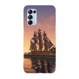 Husa compatibila cu Oppo A52, Viceversa, model Pirate ship Minecraft, Silicon, TPU, Transparent, Carcasa