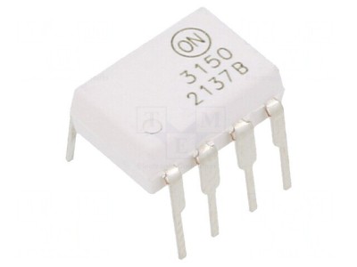 Optocuplor THT 5kV DIP8 50kV/&amp;mu;s foto