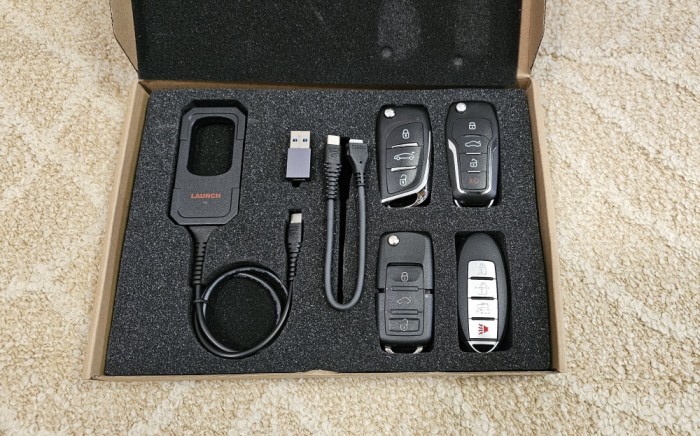 Programator chei Launch X431 + 4 Sets of Smart Keys pt. X431 IMMO Plus/ X431 IMMO Elite/ PAD VII