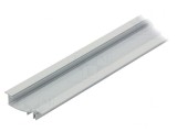 Profil Aluminiu &Icirc;ncastrat FLAT8 1m pentru Module LED Albă