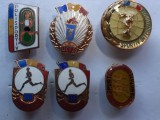 ROMANIA - LOT 6 INSIGNE SPORTIVI: UCFS, INSTRUCTOR, INTERNATIONAL, POLISPORTIV 1+2, CEL MAI BUN DIN 10, IM 1.269