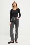 Answear Lab jeansi culoarea gri
