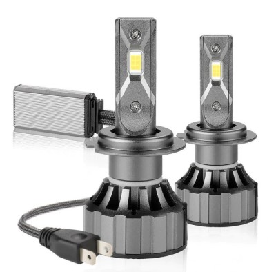 Set 2 becuri LED H7, 180W, 6000K, Canbus, 16000Lm foto