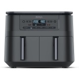 Friteuza cu aer cald Ninja Airfryer Foodi Pro DualZone DZ300, 2400W, 7.6L, 6 functii de gatit, 2 cosuri de 3.8L, functie Max Crisp, functie deshidrata
