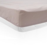 Cearceaf de pat cu elastic, 180x200 cm, CREM, Heinner
