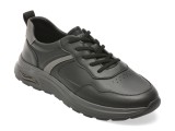 Cumpara ieftin Pantofi sport OTTER negri, V260001, din piele naturala