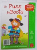 PUSS IN BOOTS , PHONIC READERS , AGE 4 -6 , LEVEL 3 , 75 STICKERS , 2018