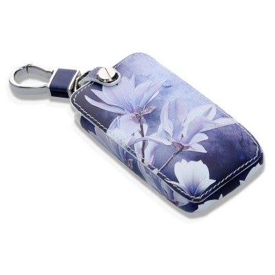 Husa Cheie Auto pentru Renault / Dacia - 4 Butoane - Keyless Go, kwmobile, Piele ecologica, Multicolor, 44637.46 foto