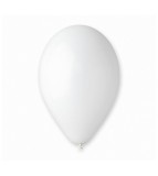 Set 100 baloane alb pastel, 25 cm, G90, Godan