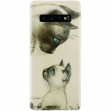 Husa silicon pentru Samsung Galaxy S10, Little Cat