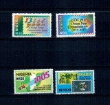 Nigeria 2005 - Timbru pe timbru, 131 de ani de la primele timbre din Lagos, serie neuzata