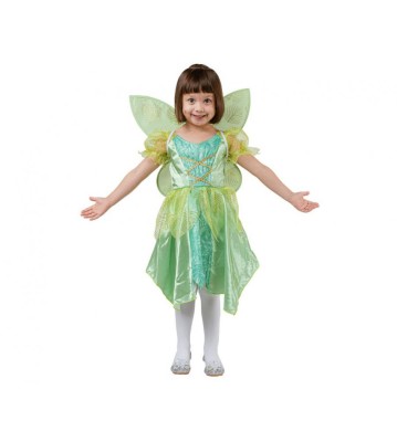 Costum carnaval Zana Verde cu aripi pentru copii, marime 92/104 cm, (3-4 Ani) foto