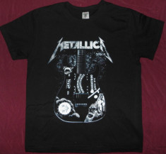 Tricou Metallica - guitar doar XXL ,calitate 180 grame foto