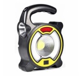 Cumpara ieftin Lampa LED solara ZJ-3199 COB, 3 faze luminoase, USB + Incarcare telefon, General