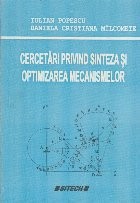 Cercetari Privind Sinteza si Optimizarea Mecanismelor foto