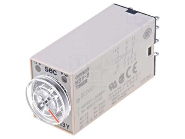 Timer DPDT 30s 250VAC 24VDC IP40