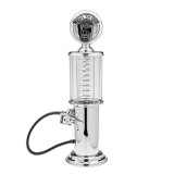 Dozator FOXMAG24 pentru bauturi alcoolice, capacitate 0,8L, cu 2 furtunuri, baza din aluminiu, argintiu