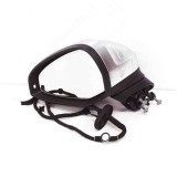 Oglinda Laterala Stanga Audi A5 F53 2018, OEM E1041409, Portocaliu/Negru, Unghi Mort