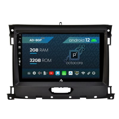 Navigatie Ford Ranger (2015-2022), Android 12, P-Octacore 2GB RAM + 32GB ROM, 9 Inch - AD-BGP9002+AD-BGRKIT120V2 foto