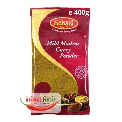 Schani Madras Curry Powder Mild (Condiment pentru Curry Mediu) 400g foto