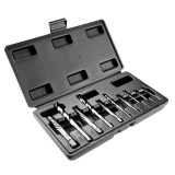 Set extractor pentru suruburi rupte cu burghie HSS, 10 piese, NEO
