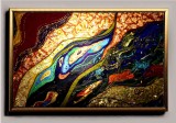 Tablou pictat manual Tablouri Gustav Klimt, Pictura Forest witch 130x100cm