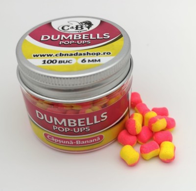 Dumbells C&amp;amp;B Pop-Ups Capsuna Banana 6mm foto