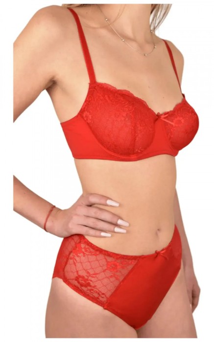 Sutien Balconette, Cupă Moale S102 - Bej - 85D