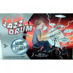 Set tobe jucarie Jazz drum cu scaun foto