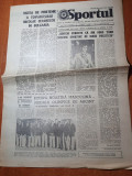 Sportul 29 iulie 1976-intoarvcerea in tara a nadiei comaneci de la j.o montreal