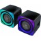 Sistem de boxe Well 2.0 BRW01 USB 18W lumina RGB Bluetooth SPKR-MM2.0-BRW01-WL
