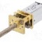 Motor DC, 6V DC, 185mA, 98rot./min, DFROBOT, FIT0577