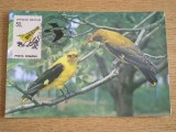 C12 - maxima Romania - tematica pasari 10 - prima zi a emisiunii sau expozitii, Romania de la 1950, Fauna