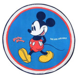 Prosop rotund pentru plaja, Mickey Mouse, 140 cm, Cerda