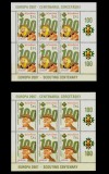 ✅RO 2007 LP 1762 d &quot;Europa 2007, Centenarul Cercetasiei&quot; , minicoli de 6 serii tip II ,MNH