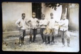 P.112 FOTOGRAFIE CP RAZBOI WWI MILITARI AUSTRO-UNGARI K.u.K. SZASZVAROS ORASTIE