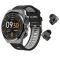 Ceas SmartWatch Cu Casti Audio Stereo, WellLuck, Boxe Bluetooth Incorporate, Rezistent La Apa IP65, Notificari Apeluri/SMS/Social Media, Monitorizare