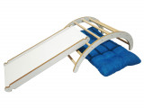 Arc de catarare Pikler +rampa cu tobogan + perna albastra