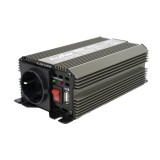 Invertor de tensiune AlcaPower by President 300W alimentare 12V, iesire 230V, unda sinus modificata, mufa USB 5V 500mAh, cu cles