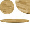 vidaXL Blat de masa, lemn masiv de stejar, rotund, 23 mm, 900 mm