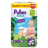 Scutece Fashion &amp; Nature, Nr. 5, 11-16 kg, 72 buc, Pufies