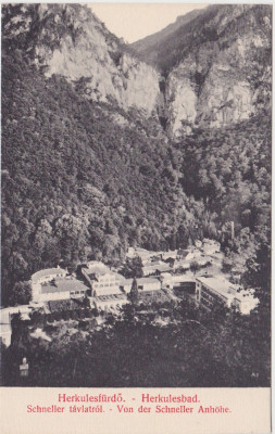 CP Baile Herculane Herkulesf&amp;uuml;rdő HERKULESBAD SCHNELLER TAVLATROL ND(1907) foto