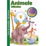 Carte De Activitati Cu 48 Stickere: Animale Salbatice, Unicart