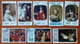SHARJAH-''PICTURI-celebre''-serie completa 8val.-stampilate -Vezi-Scan