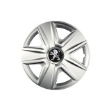 Set 4 capace roti Cu Inel Cromat Esprit R16 Compatibil Cu Peugeot, Autohelix MSA