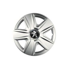 Set 4 capace roti Cu Inel Cromat Esprit R14 Compatibil Cu Peugeot