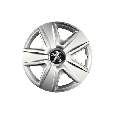 Set 4 capace roti Cu Inel Cromat Esprit R16 Compatibil Cu Peugeot foto
