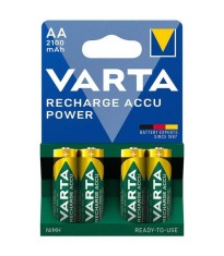 Set acumulatori AA Ni-MH 2100mAh Varta 4buc Ready to use foto