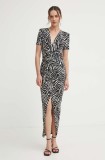 Answear Lab rochie culoarea negru, midi, mulată